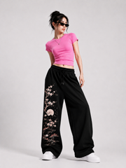 Moon Blossom Baggy Pants