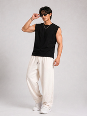 Essential Unisex Joggers - Cream